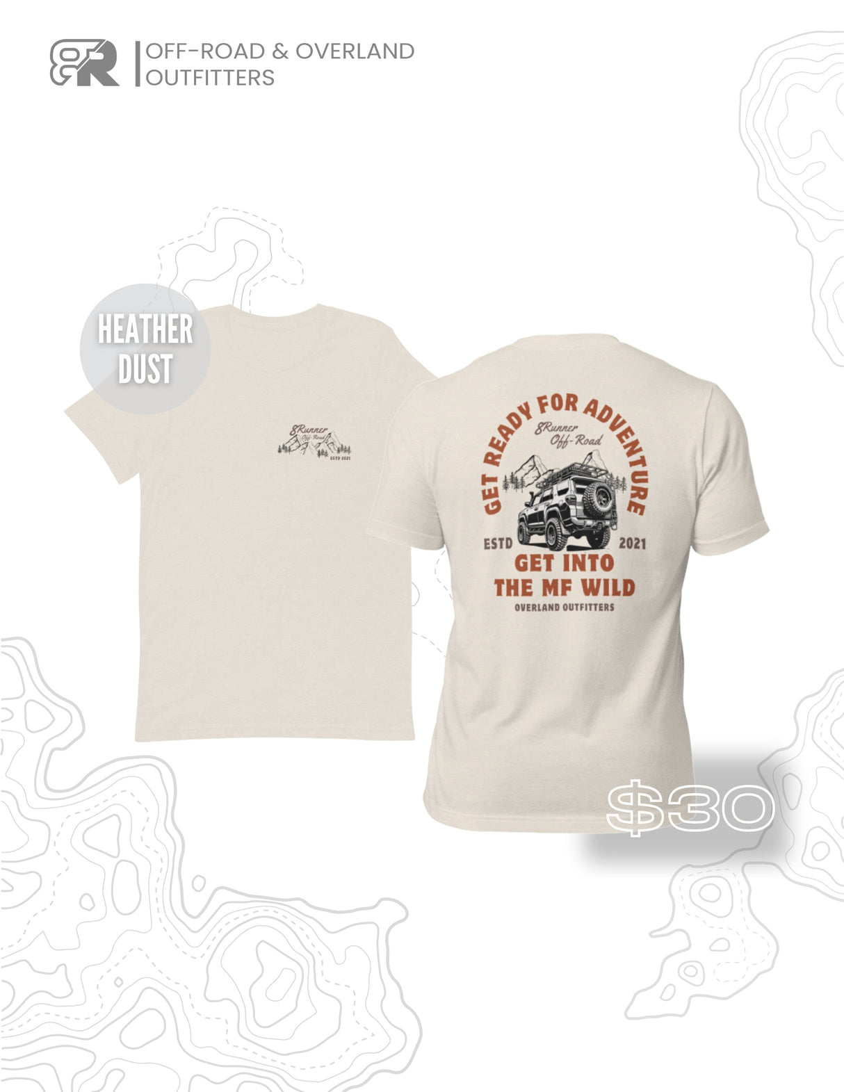 HEATHERED DUST TSHIRT